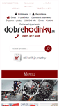 Mobile Screenshot of dobrehodinky.sk